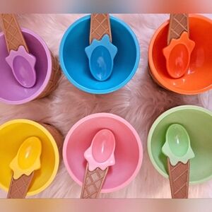 Colorful ice cream bowl kit‎ (6)